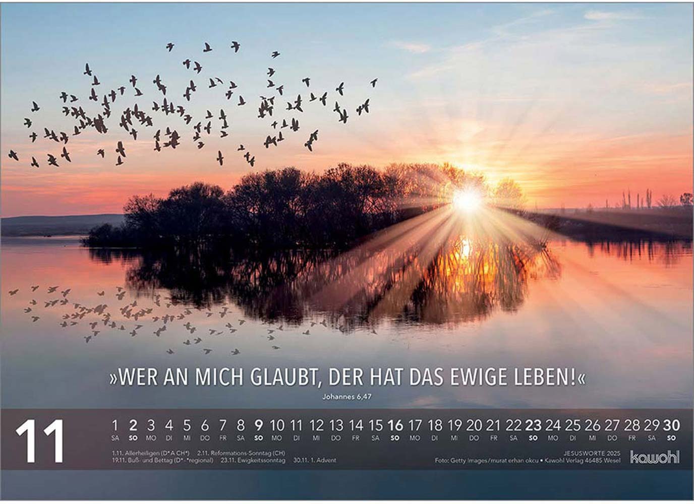 Jesus Worte 2025 - Wandkalender