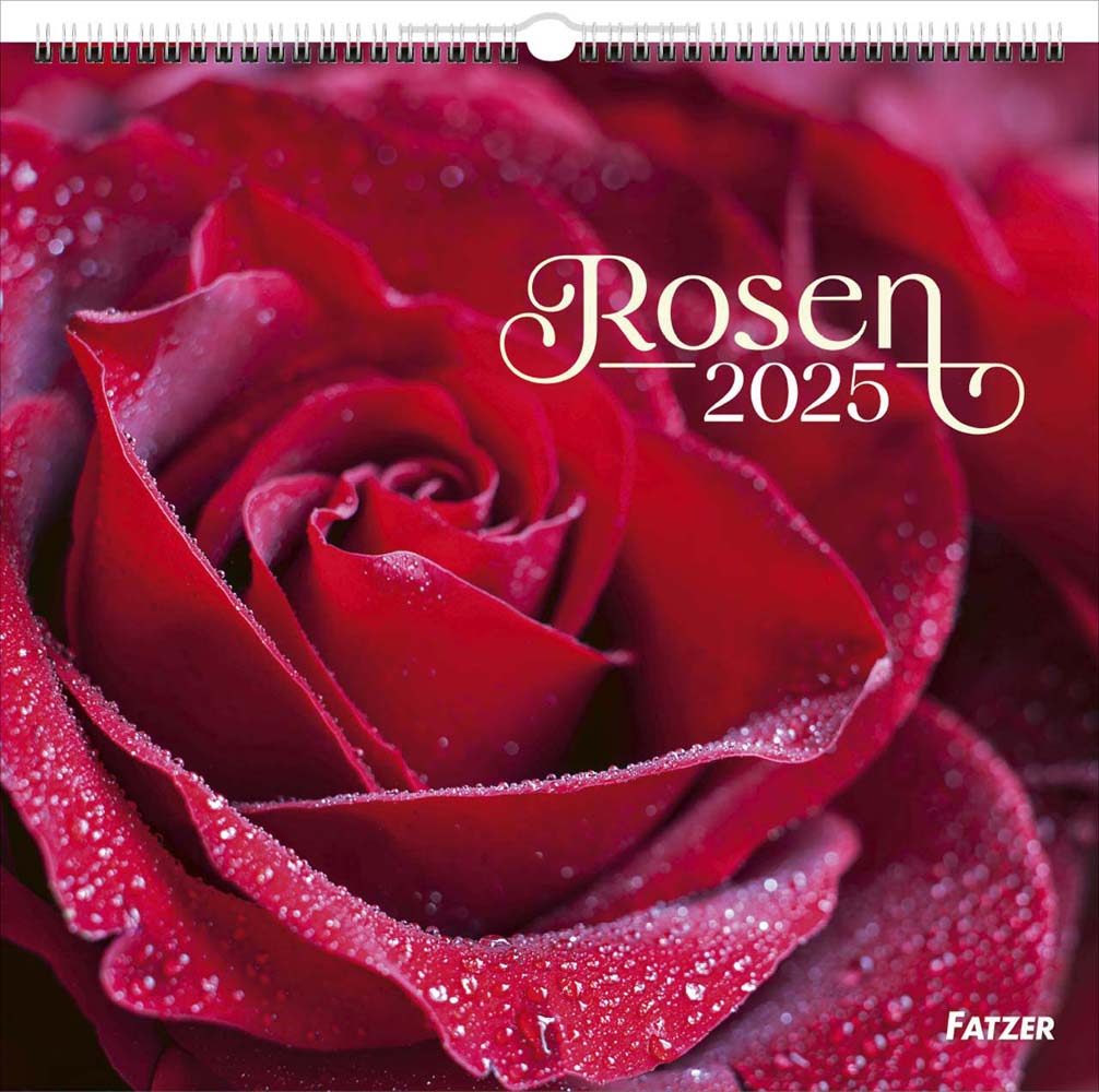 Rosen 2025 - Wandkalender