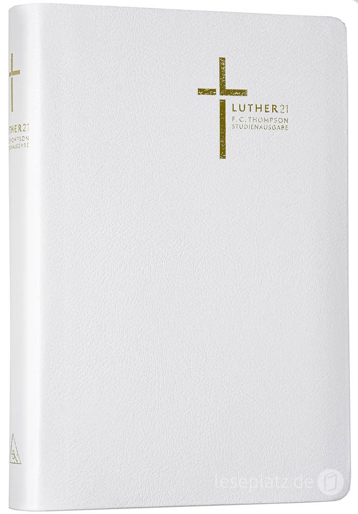 Luther21 - F.C.Thompson Studienausgabe - Standard - Lederfaserstoff weiss