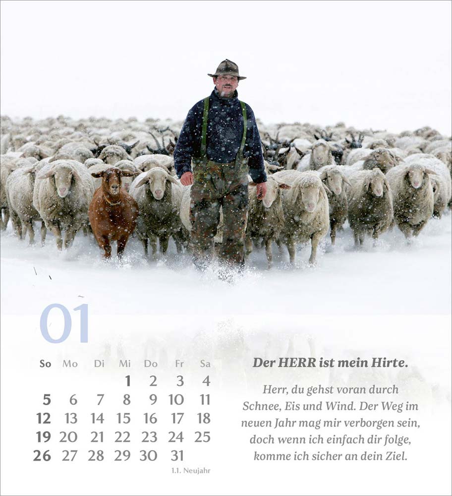 Psalm 23 - Tischkalender 2025