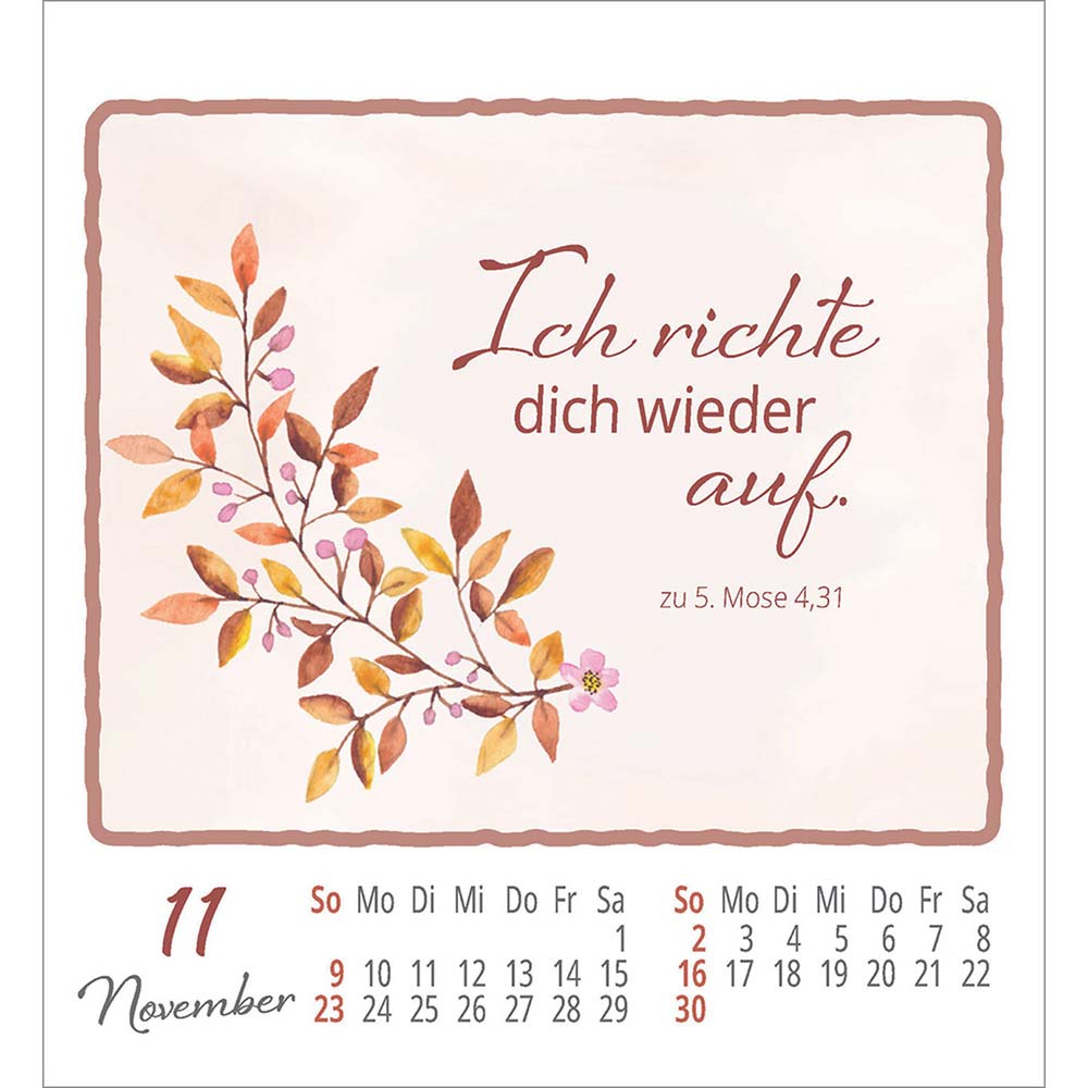 Wohlfühlen bei Dir 2025 - Aufkleber-Kalender