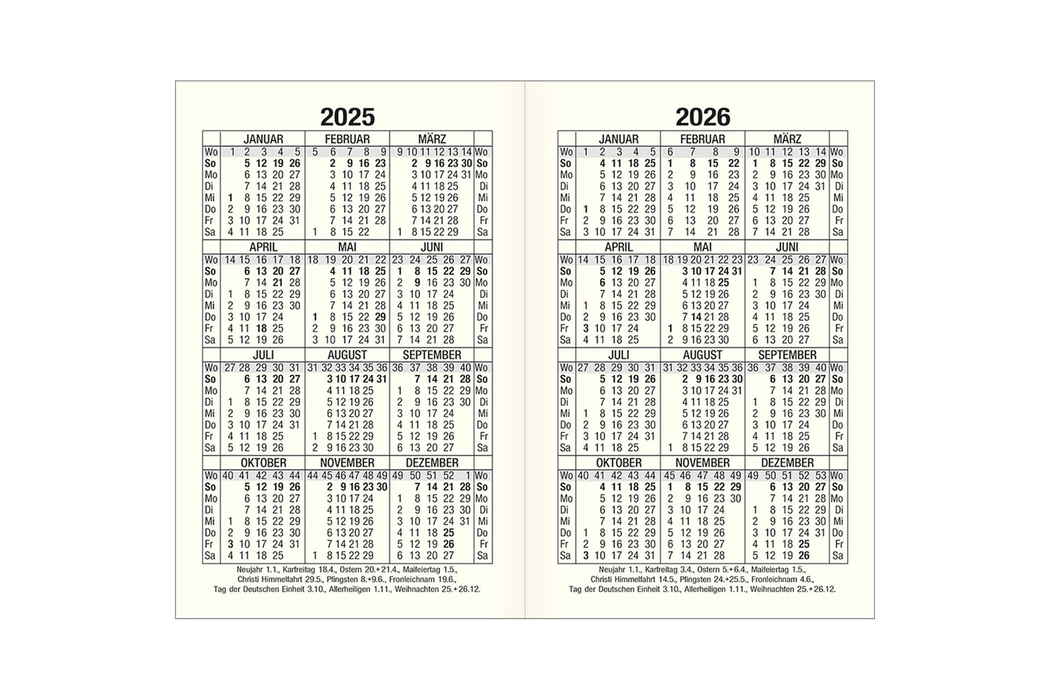 Terminkalender - Jahreslosung 2025