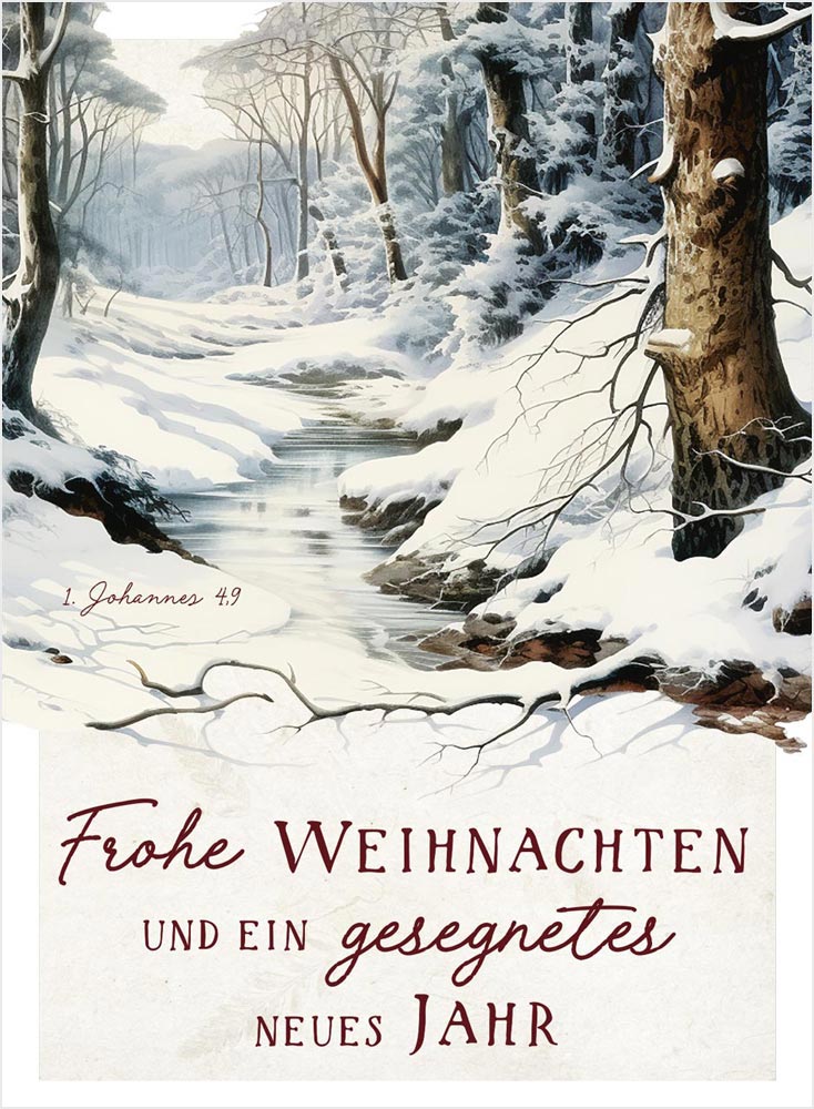 Postkarte "Gottes Liebe wird sichbar"