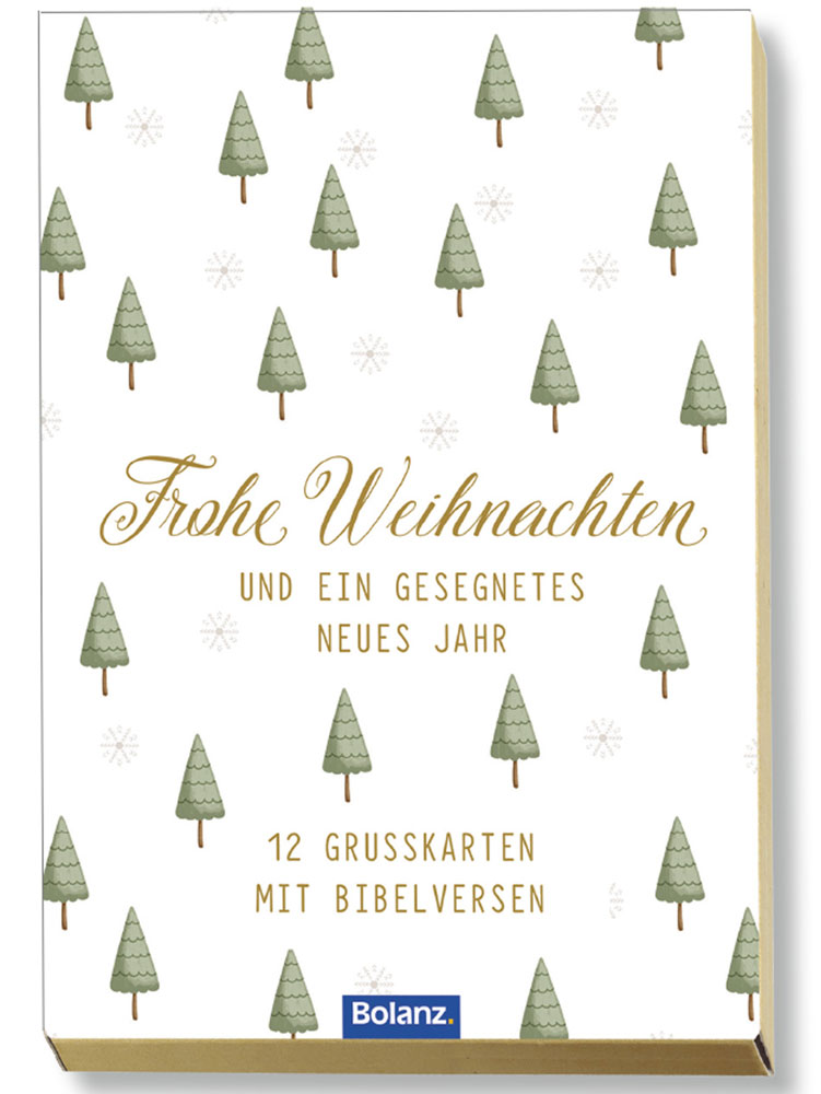 Postkartenbox "Frohe Weihnachen"