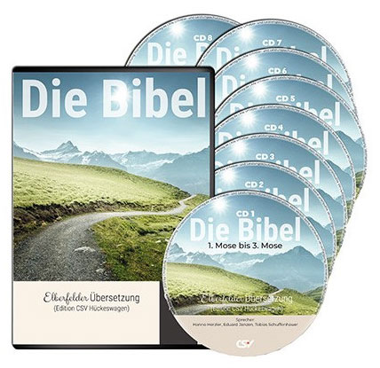 Elberfelder Hörbibel (AT + NT) - 8 MP3 CDs