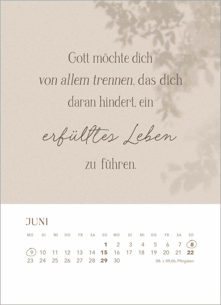 Hoffnung für immer 2025 - Tischkalender 