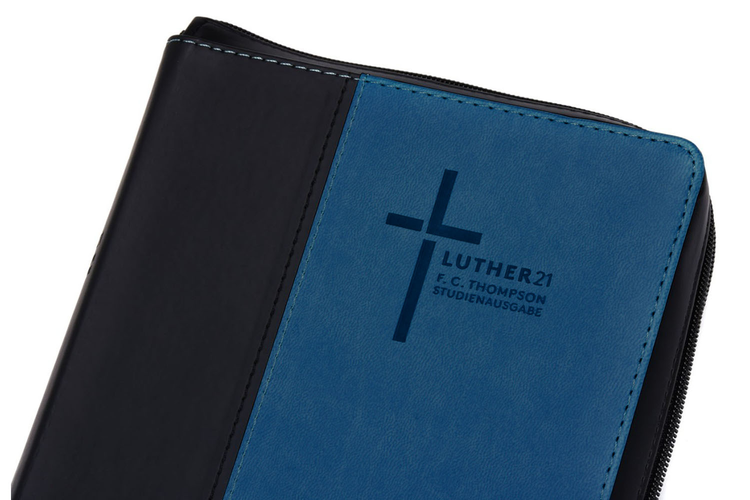 Luther21 - F.C.Thompson Studienausgabe - Standard - Kunstleder schwarz/blau