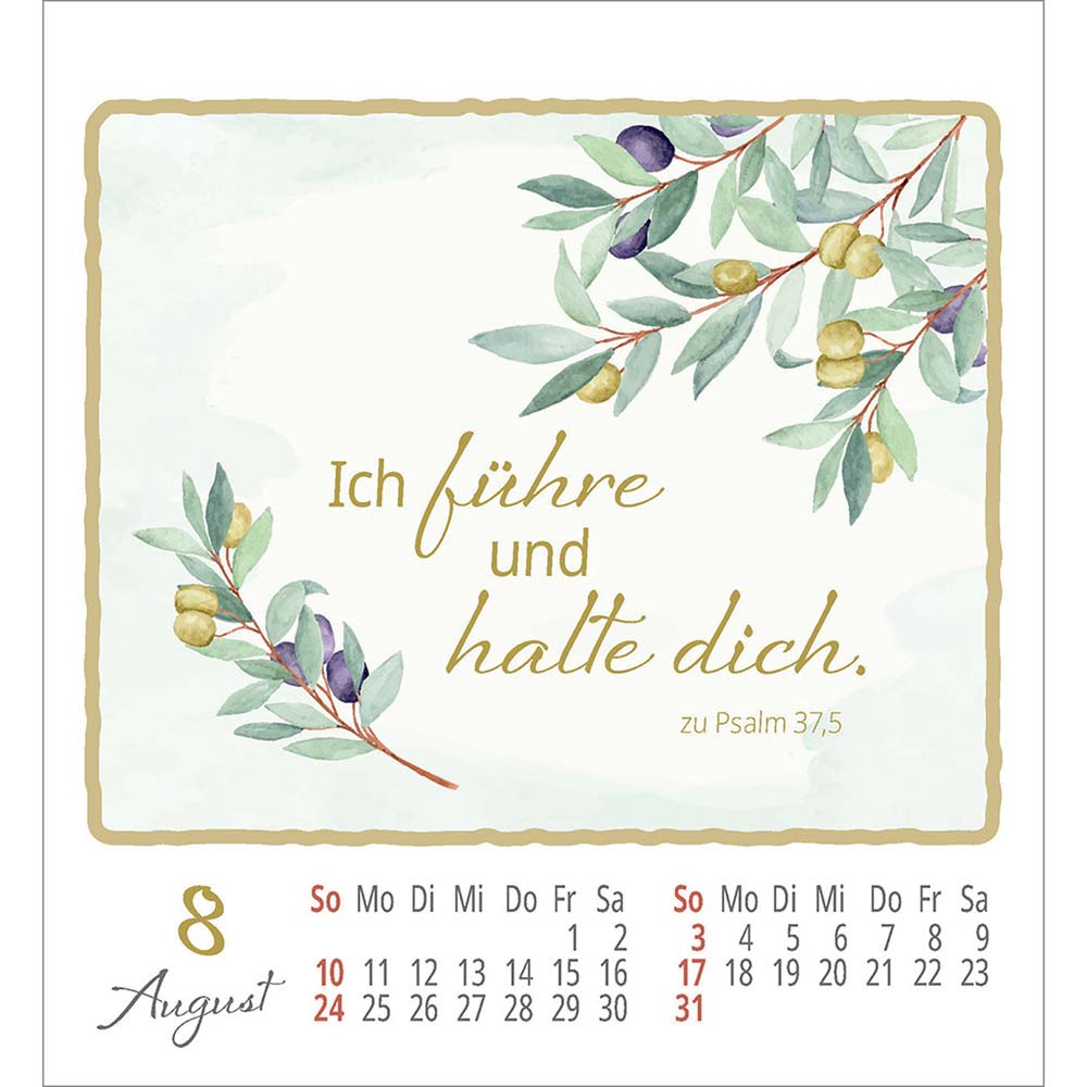 Wohlfühlen bei Dir 2025 - Aufkleber-Kalender