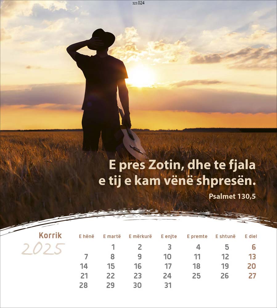 Leben für Dich 2025 - Verteilkalender (Albanisch)