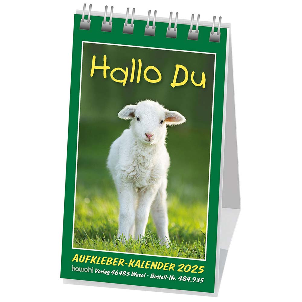 Hallo Du 2025 - Aufkleber-Kalender