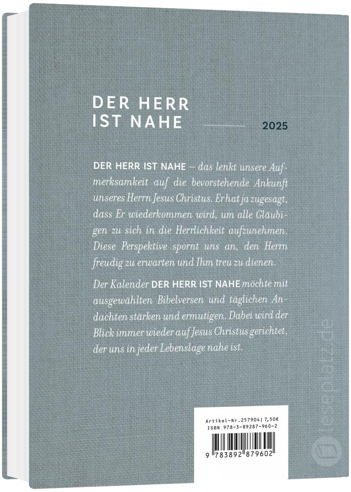 Der Herr ist nahe 2025 - Buchkalender