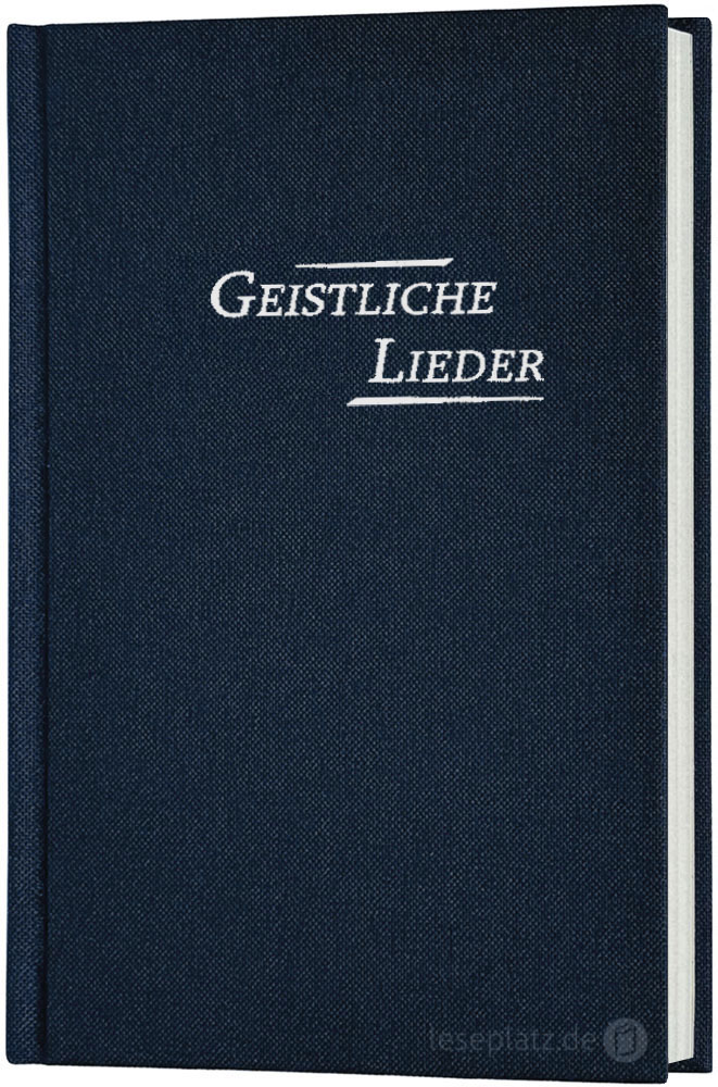 Geistliche Lieder - Leinen dunkelblau - groß