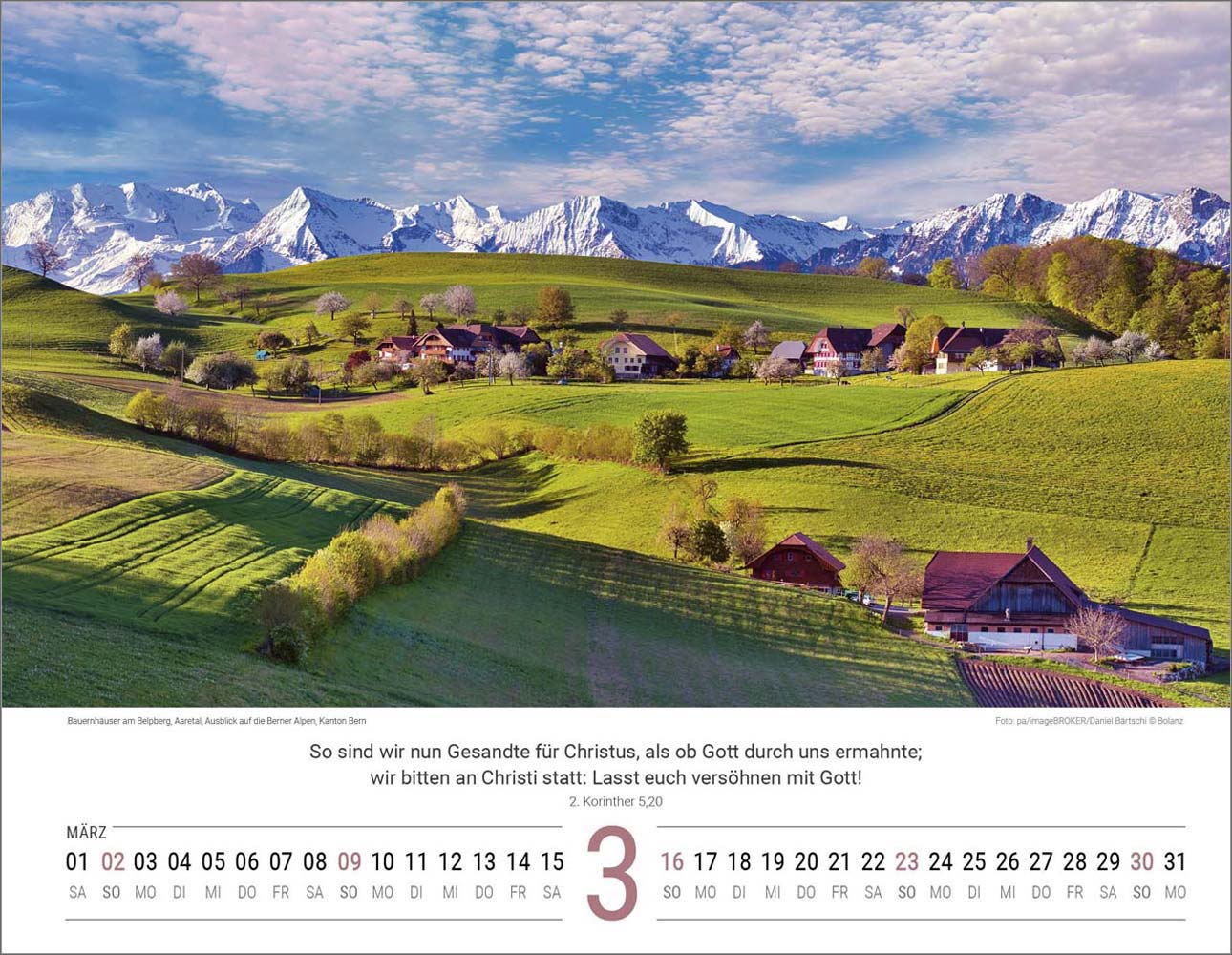 Schweizer Bildkalender 2025