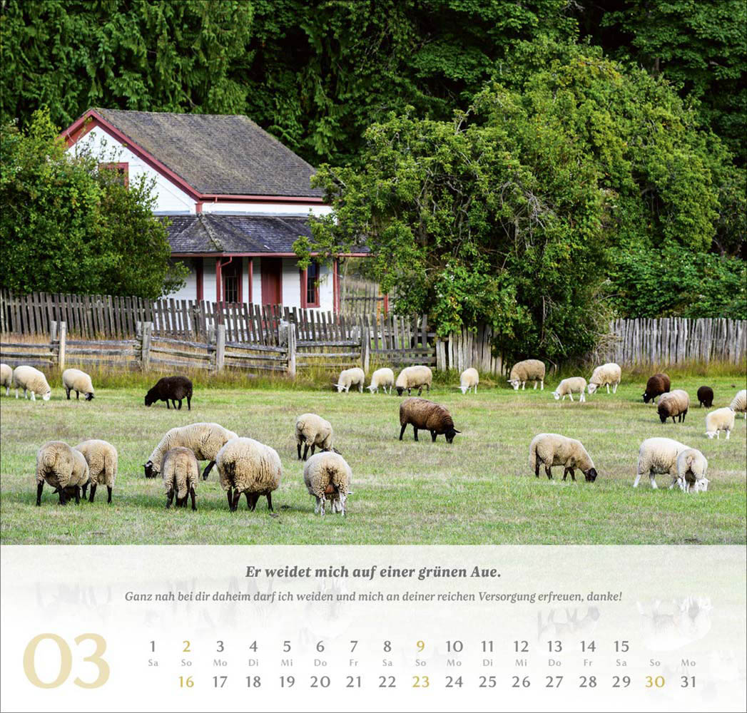 Psalm 23 - Wandkalender 2025