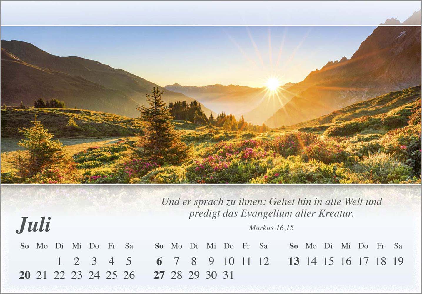 Mini Panorama Kalender 2025