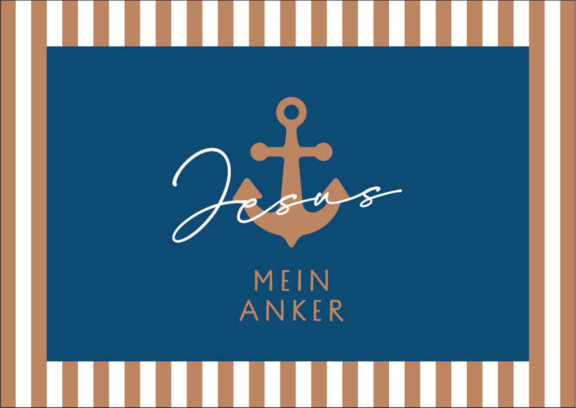 Postkarte "Mein Anker"