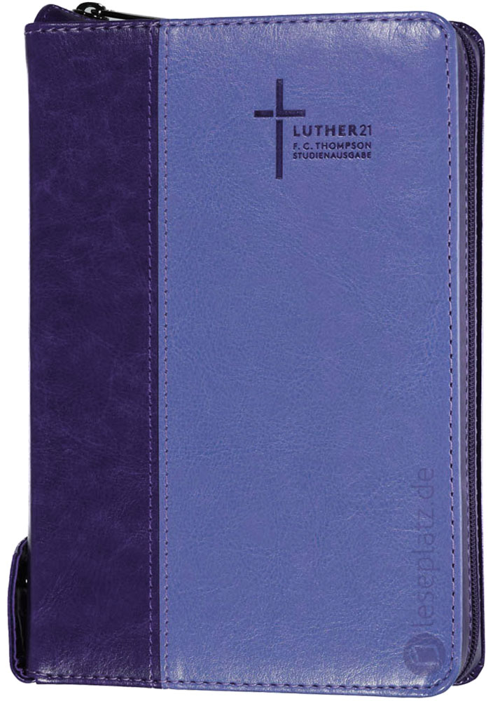 Luther21 - F.C.Thompson Studienausgabe - Jugendausgabe - Kunstleder violett