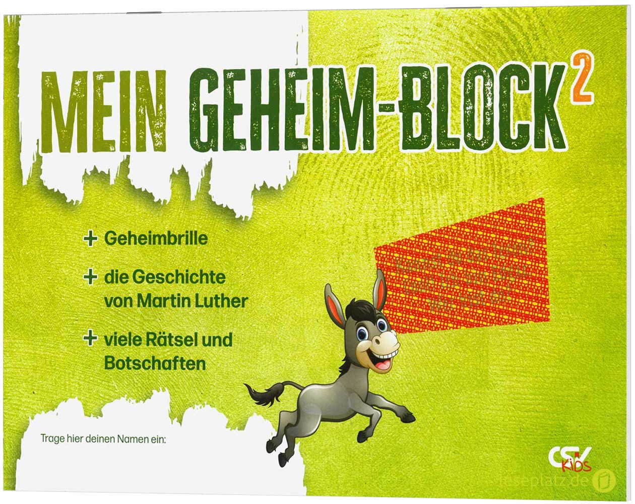 Mein Geheim-Block "Martin Luther"