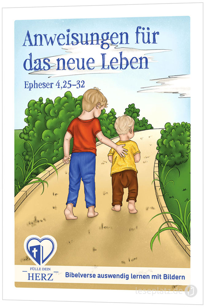 Bibelvers Poster - Anweisungen für das neue Leben