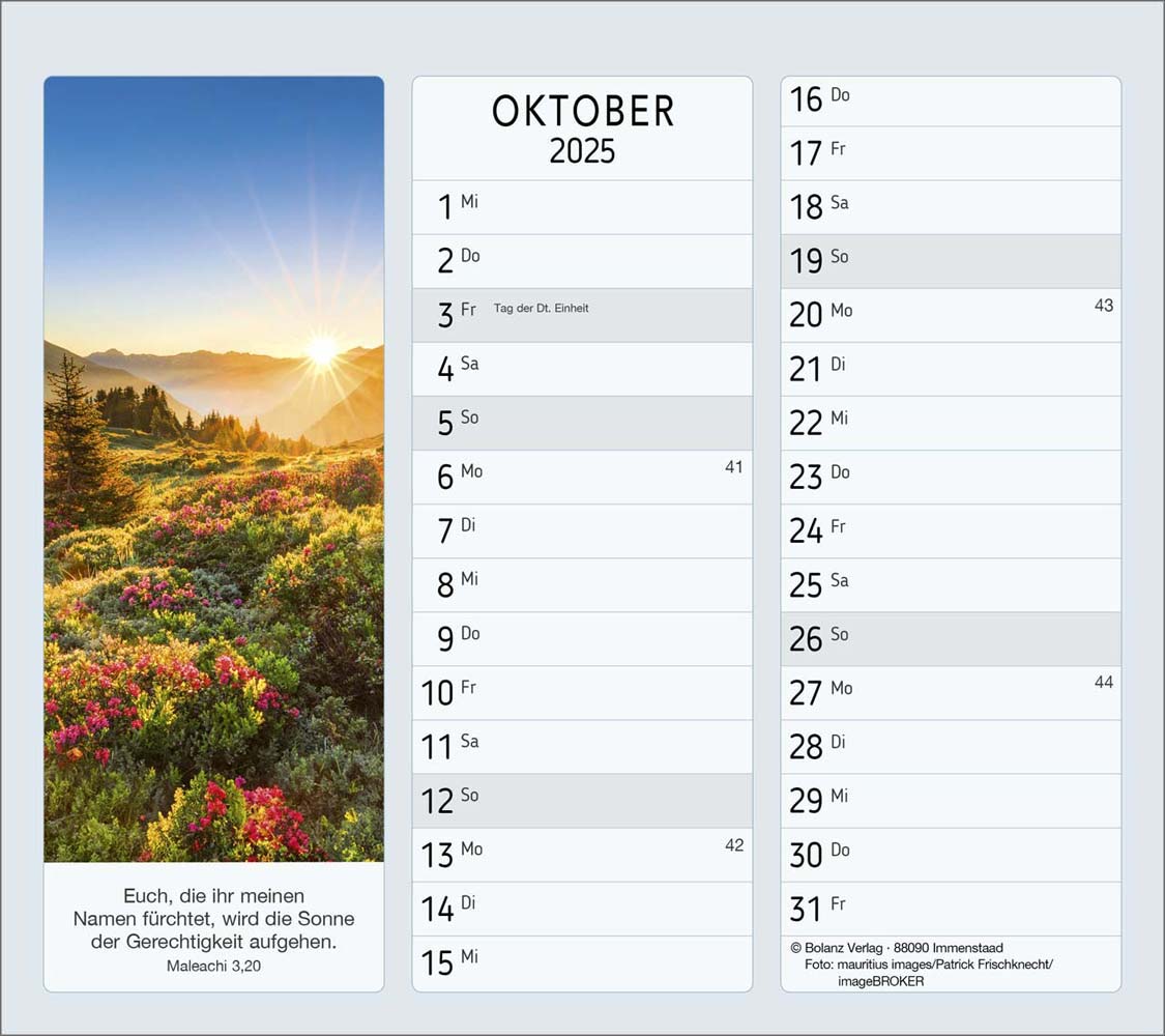 Vormerk-Kalender 2025