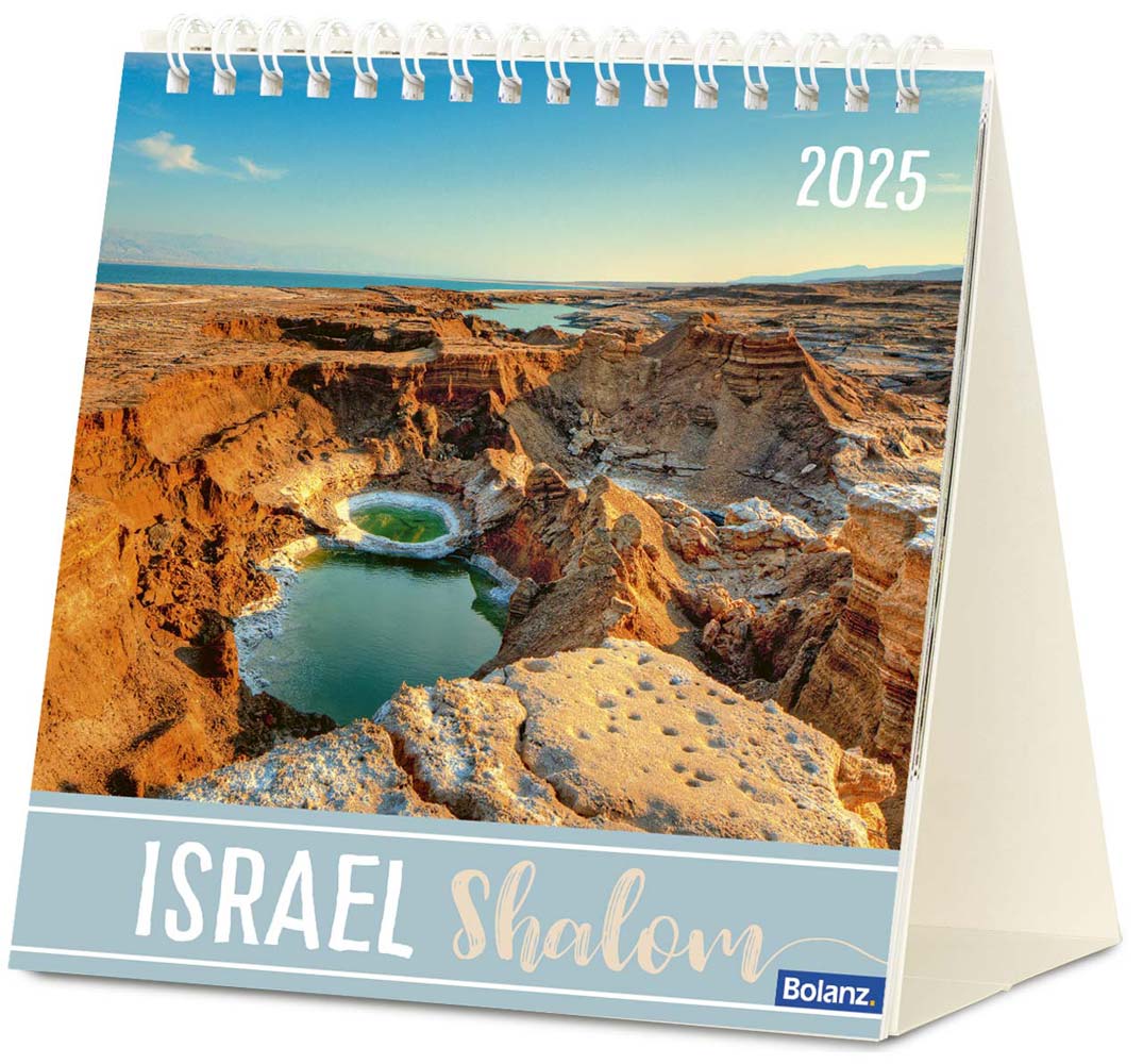 Israel Shalom 2025 - Tischkalender