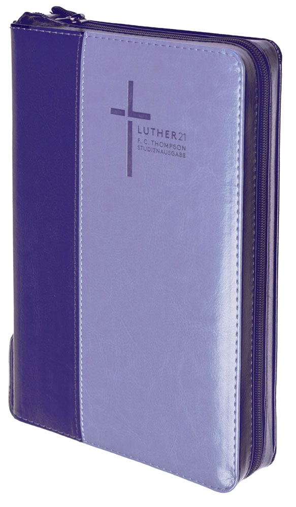 Luther21 - F.C.Thompson Studienausgabe - Jugendausgabe - Kunstleder violett