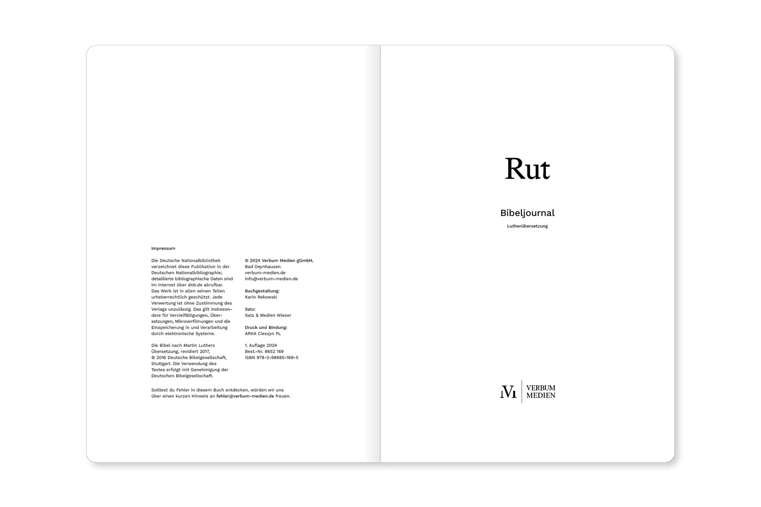 Rut - Bibeljournal