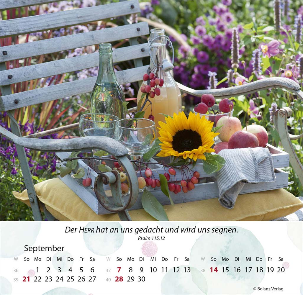 Gärten 2025 - Tischkalender