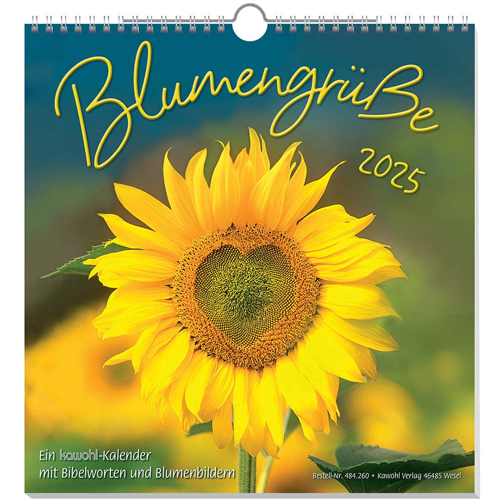 Blumengrüße 2025 - Wandkalender