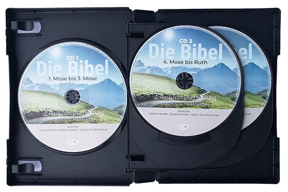 Elberfelder Hörbibel (AT + NT) - 8 MP3 CDs