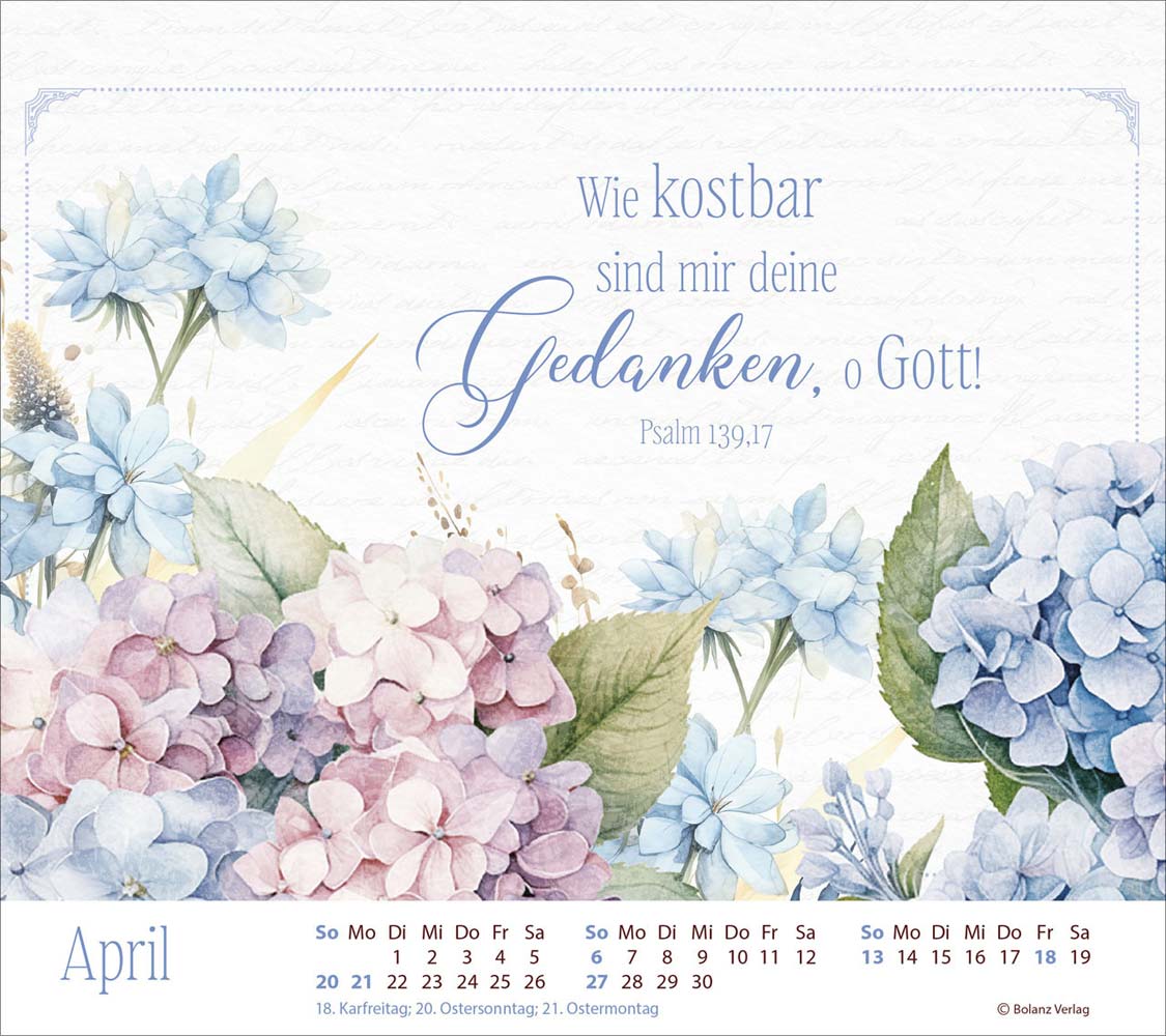 Wortpoesie 2025 - Tischkalender