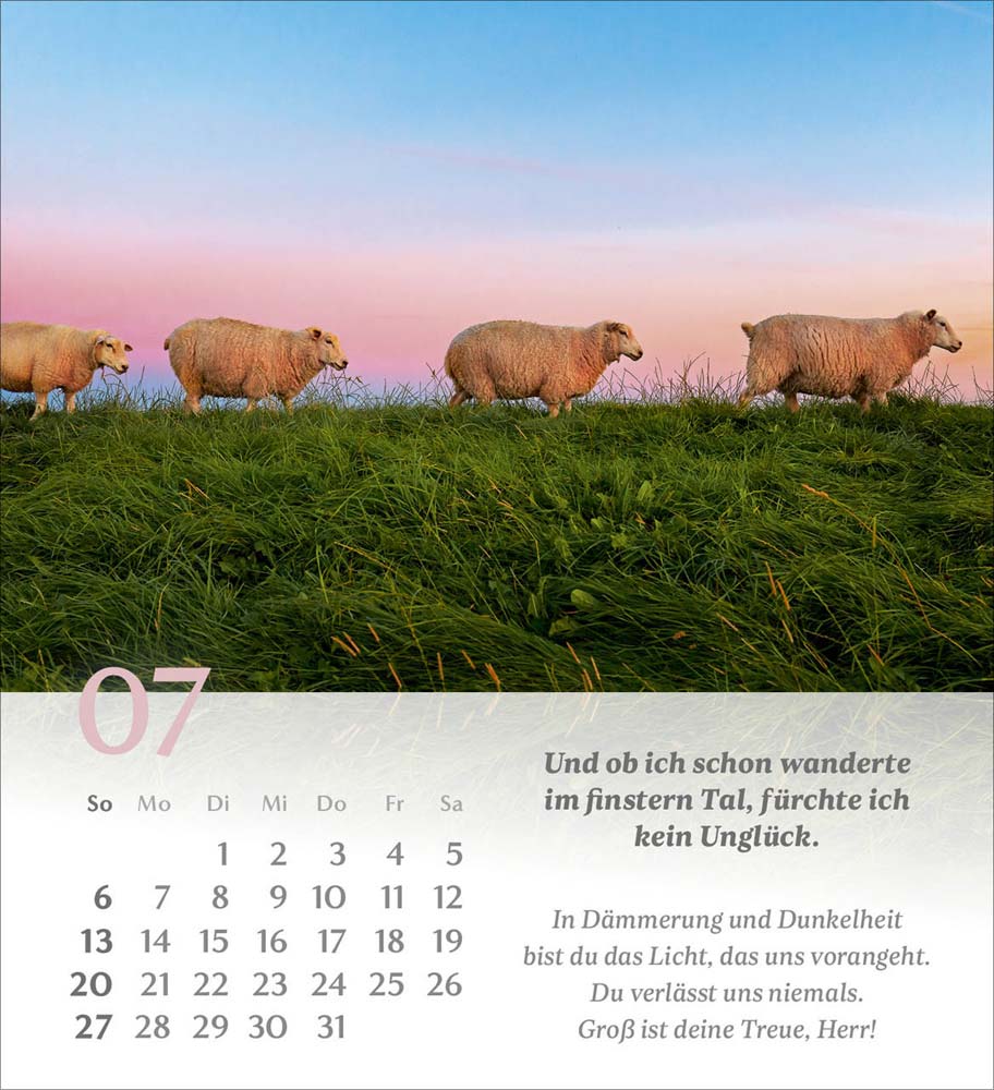 Psalm 23 - Tischkalender 2025