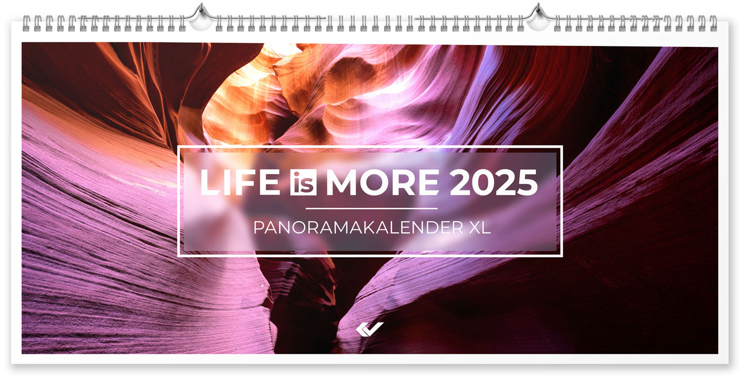 Life-is-more Panoramakalender XL 2025