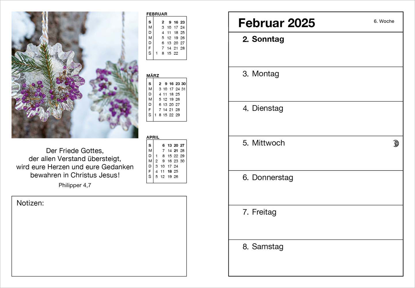 Farbfoto-Agenda 2025