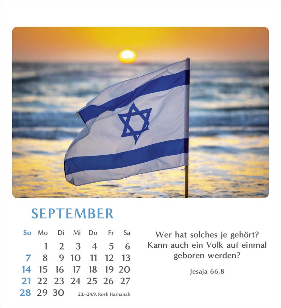 Geliebtes Israel 2025 - Verteilkalender