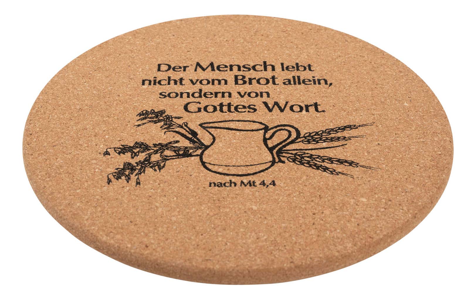 Kork-Untersetzer "Wort Gottes"