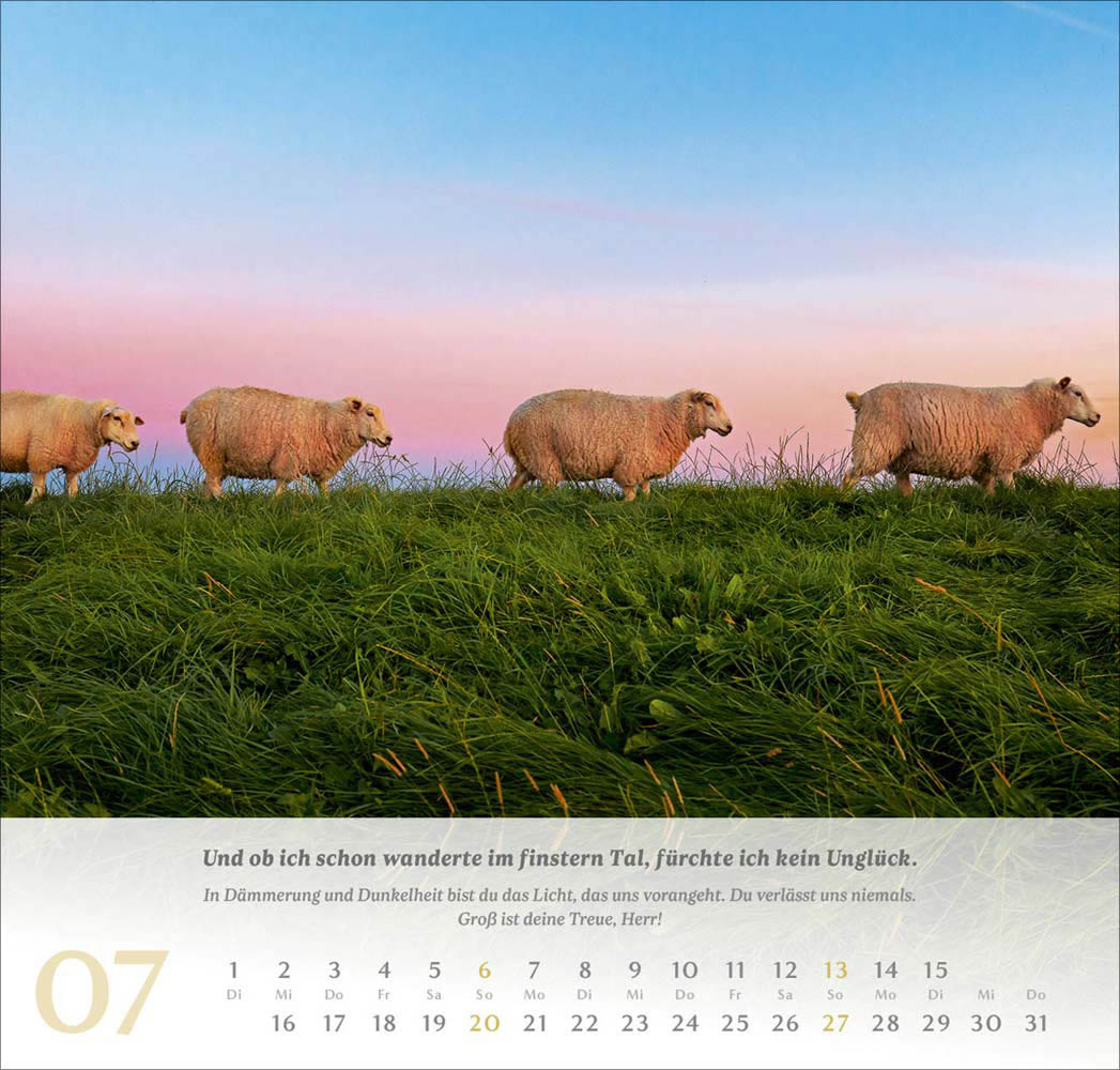 Psalm 23 - Wandkalender 2025