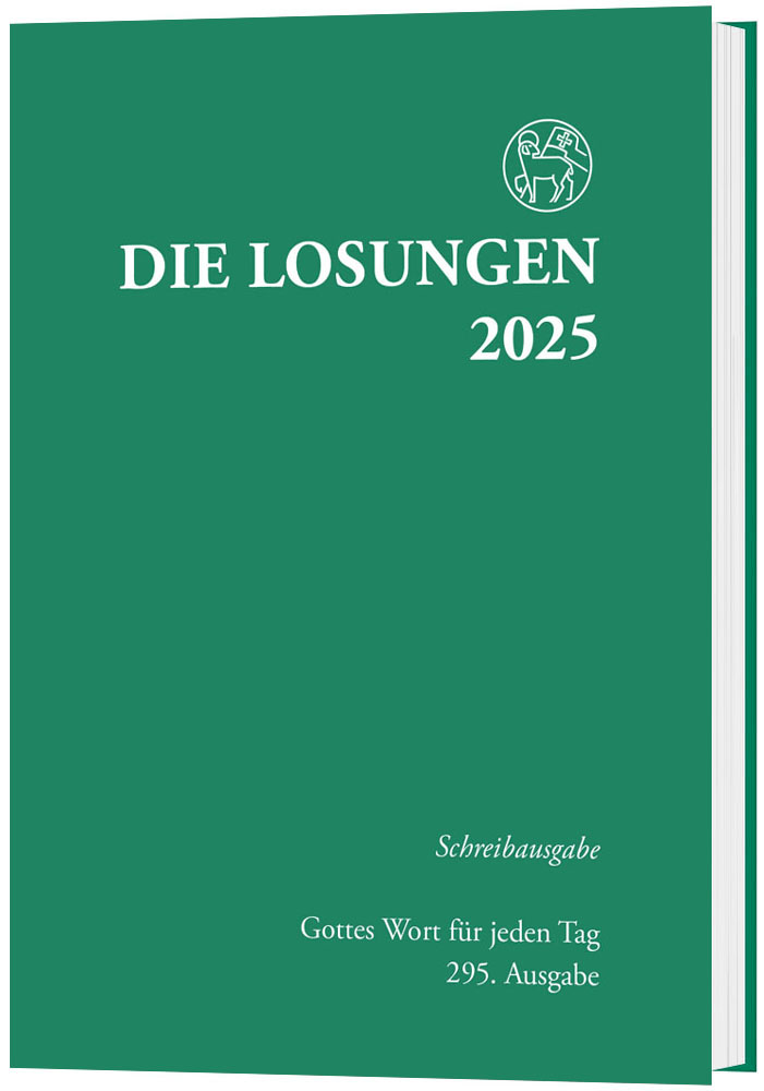 Losungen 2025 grün - Schreibausgabe