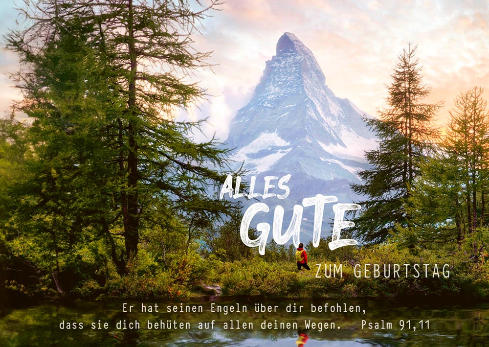 Postkarte "Alles Gute"