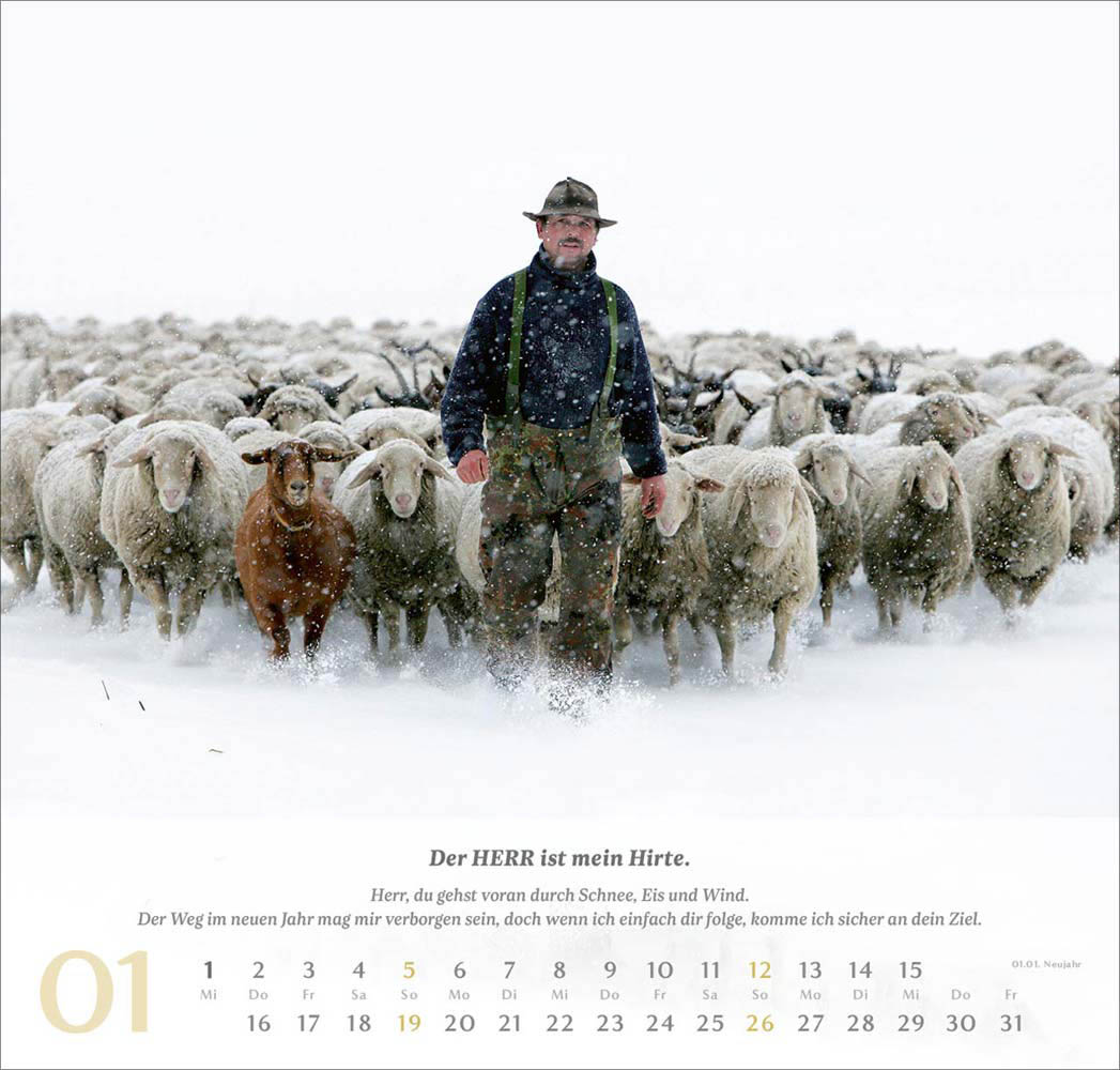 Psalm 23 - Wandkalender 2025