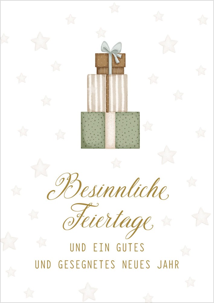 Postkartenbox "Frohe Weihnachen"