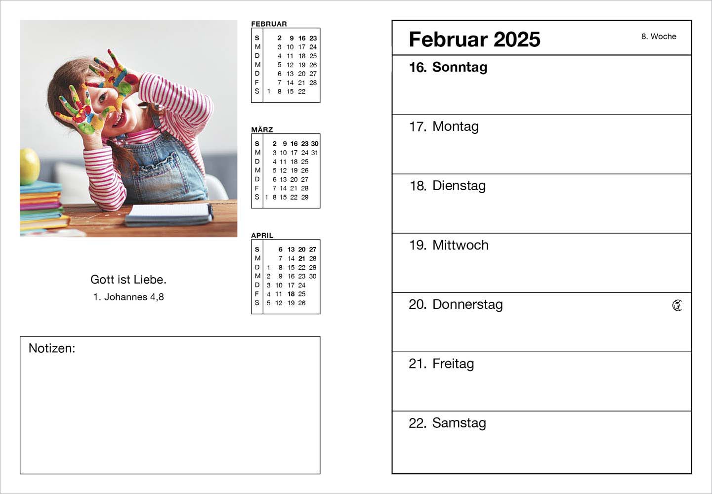 Farbfoto-Agenda 2025