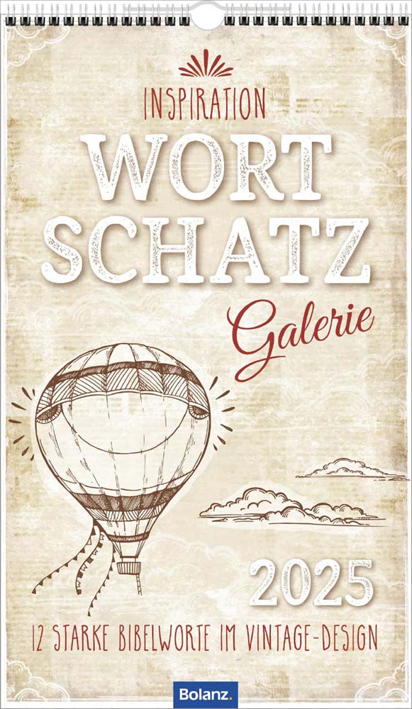 Inspiration Wortschatzgalerie 2025 - Posterkalender