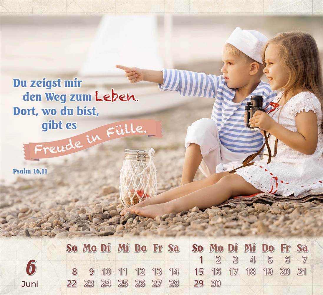 Glückliche Tage 2025 - Tischkalender