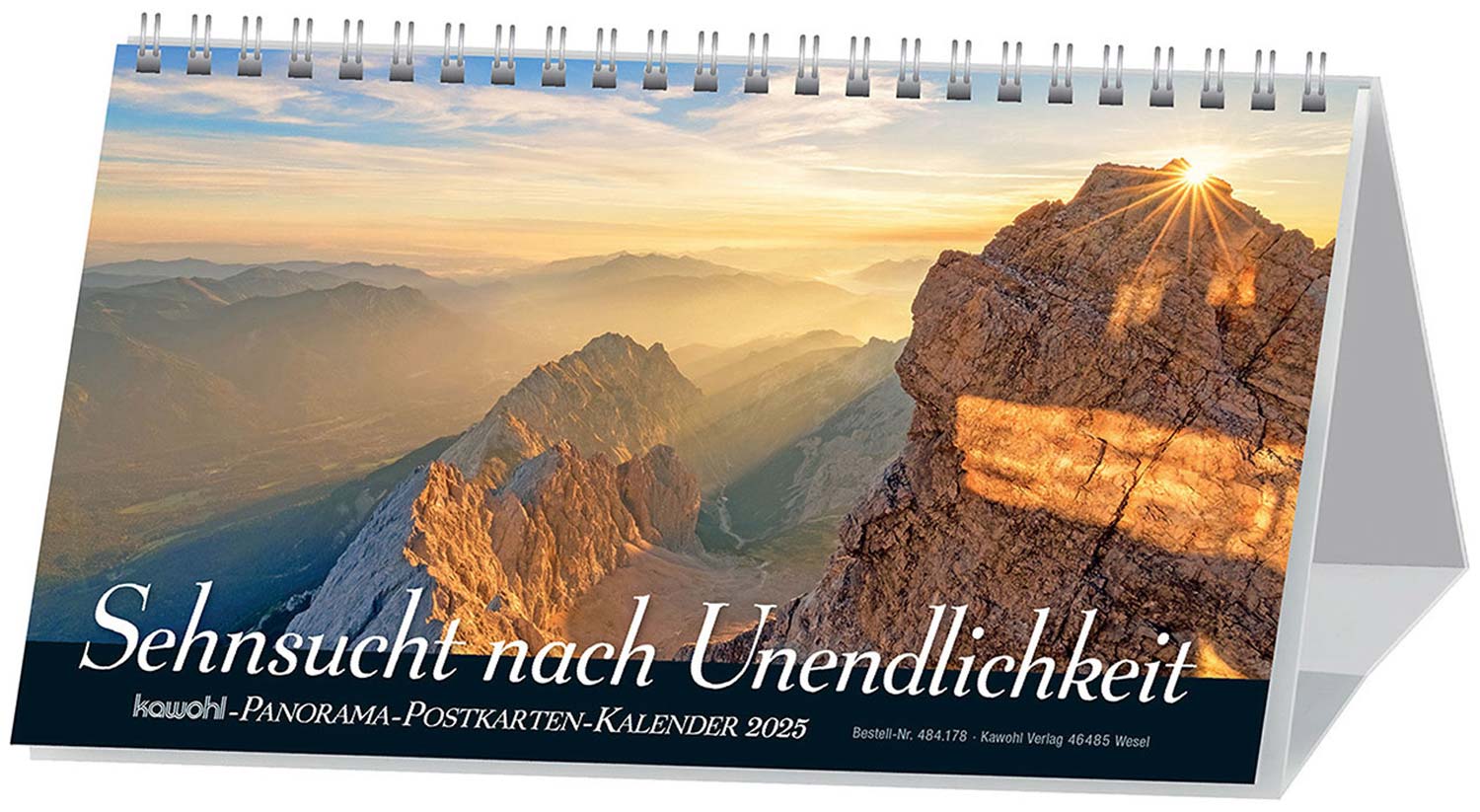 Sehnsucht nach Unendlichkeit 2025 - Postkartenkalender