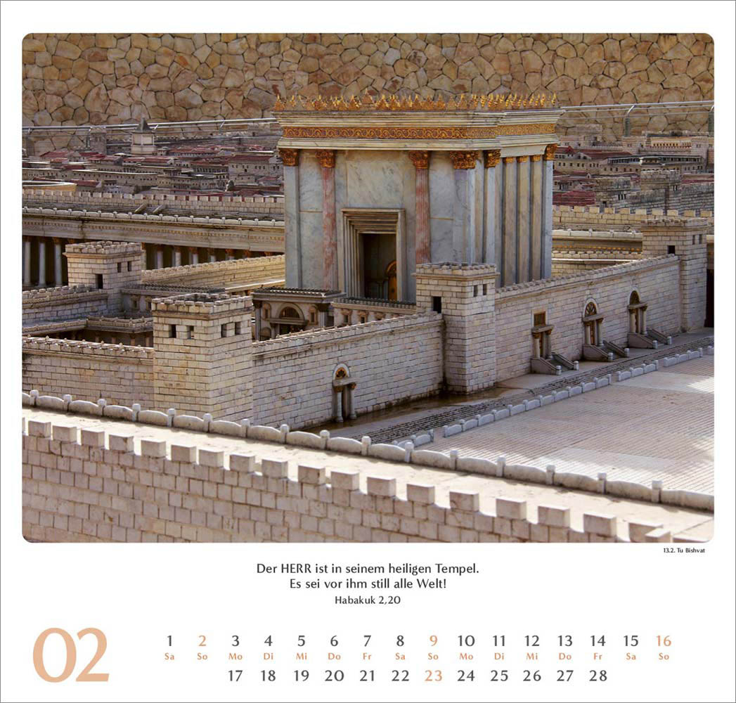 Geliebtes Israel 2025 - Wandkalender