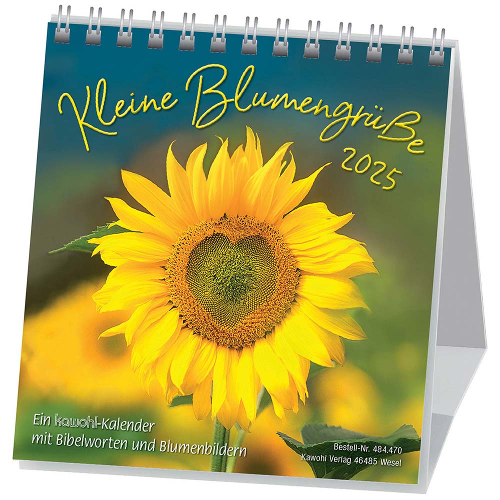 Kleine Blumengrüße 2025 - Aufstellkalender