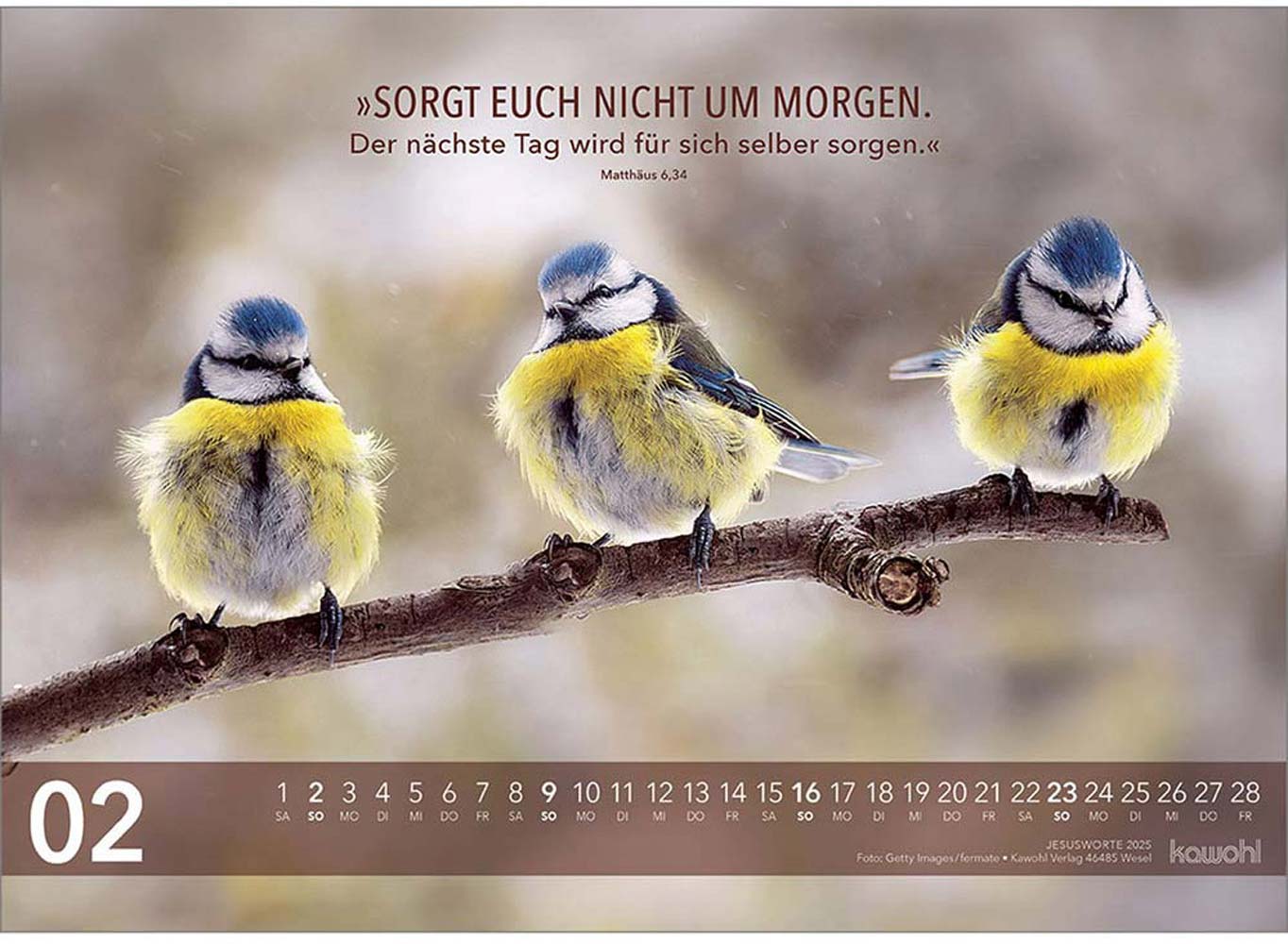 Jesus Worte 2025 - Wandkalender