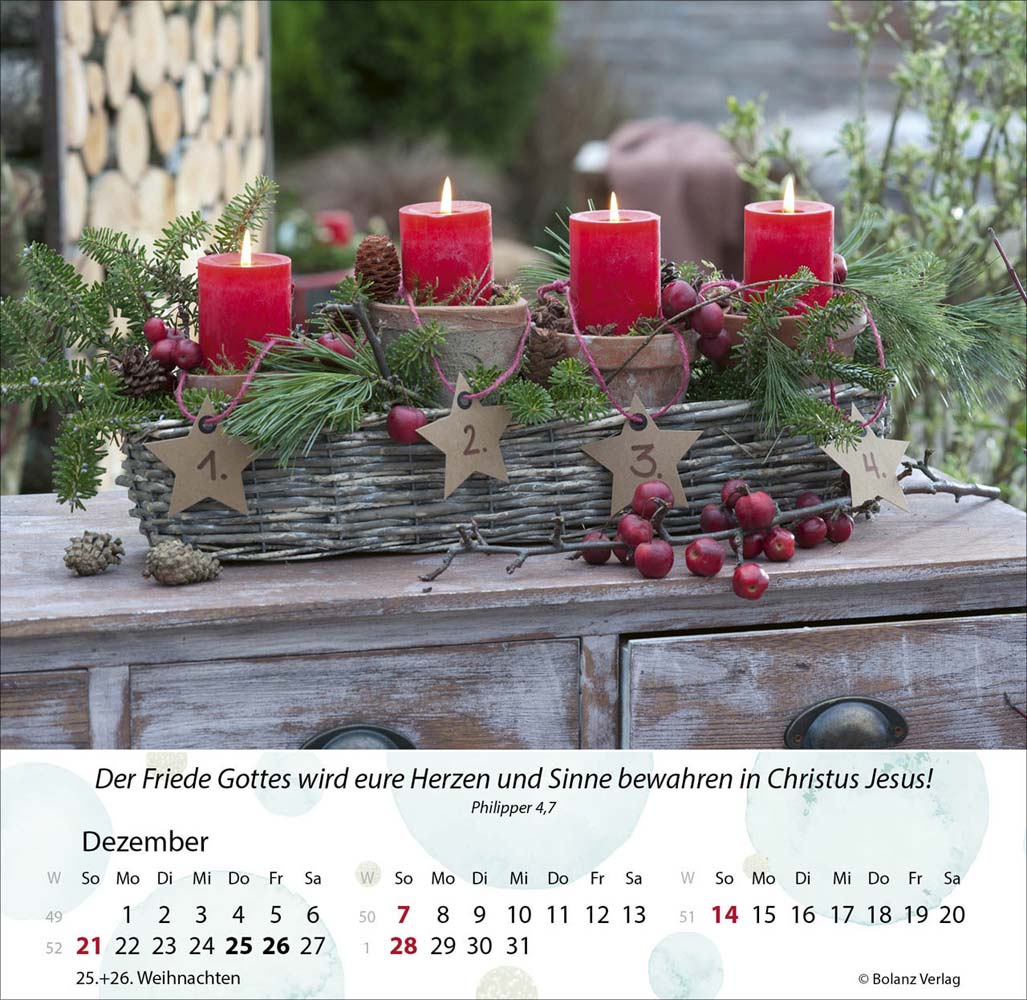 Gärten 2025 - Tischkalender