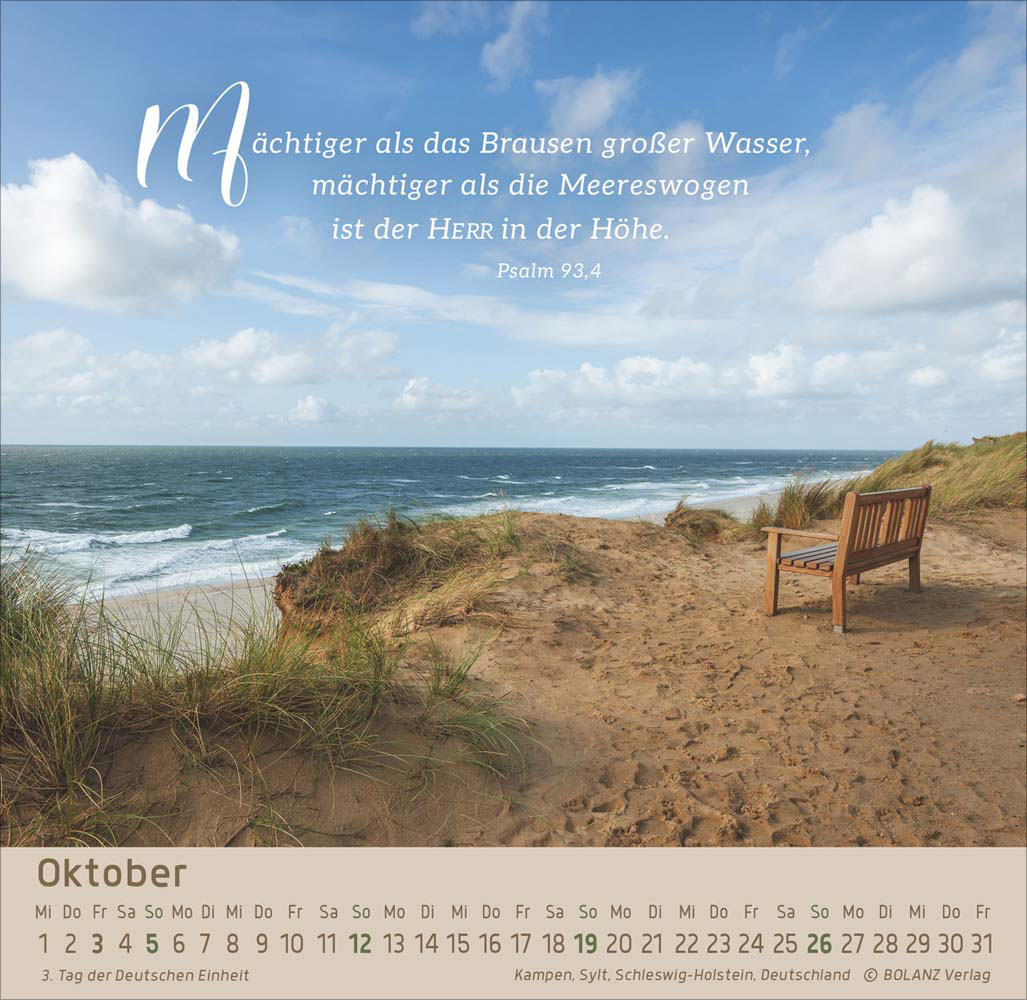 Zeit für Meer 2025 - Tischkalender